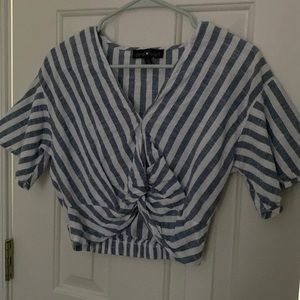 derek heart crop top